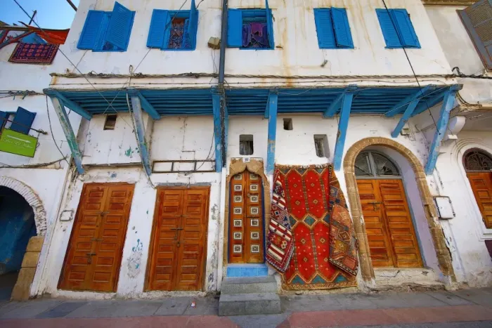  : Street scene in the Medina of Rabat, Morocco