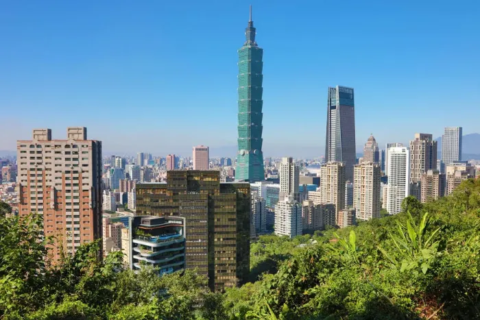  : Taipei 101 skyscraper in Taipei, Taiwan
