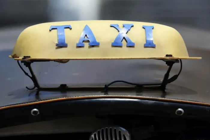  : Thai Tuk Tuk taxi sign, Bangkok, Thailand