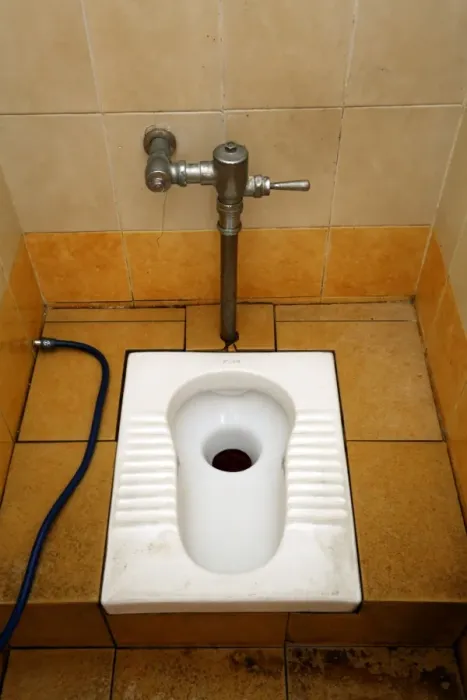  : Toilet at the Batu Caves, a Hindu shrine in Kuala Lumpur, Malaysia