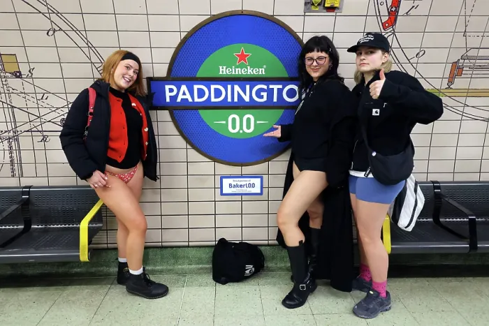  : No Trousers Tube Ride London 2026
