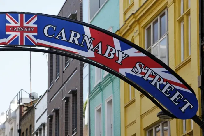  : Union Jack Flags in Carnaby Street