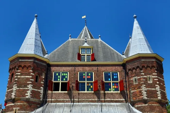  : In De Waag, 15th century city gate which is now a restaurant in Nieuwmarkt Square