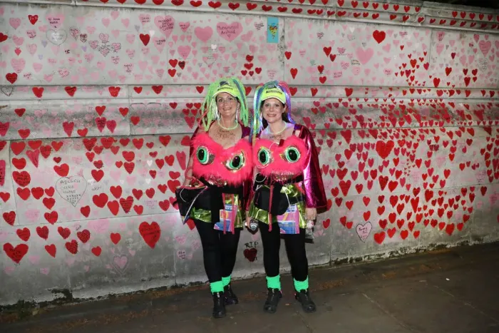  : Walk the Walk Moonwalk wearing bras, London, UK - 14 May 2022