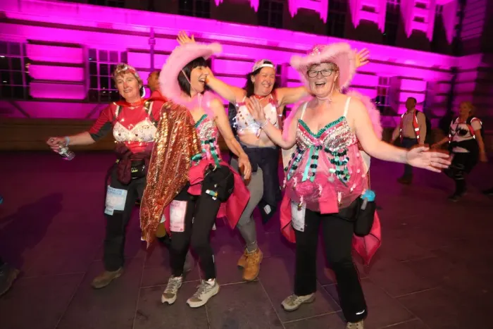  : Walk the Walk Moonwalk wearing bras, London, UK - 14 May 2022