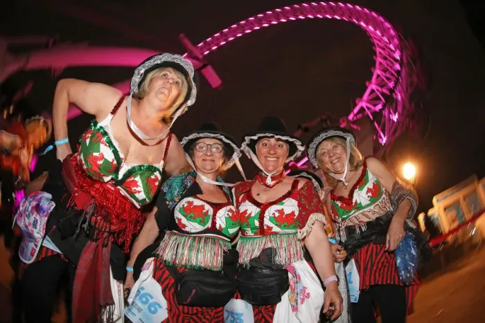  : Walk the Walk Moonwalk wearing bras, London, UK - 14 May 2022