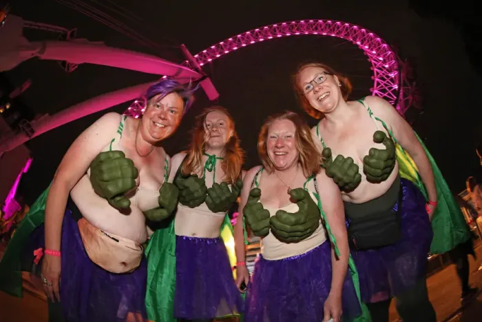  : Walk the Walk Moonwalk wearing bras, London, UK - 14 May 2022
