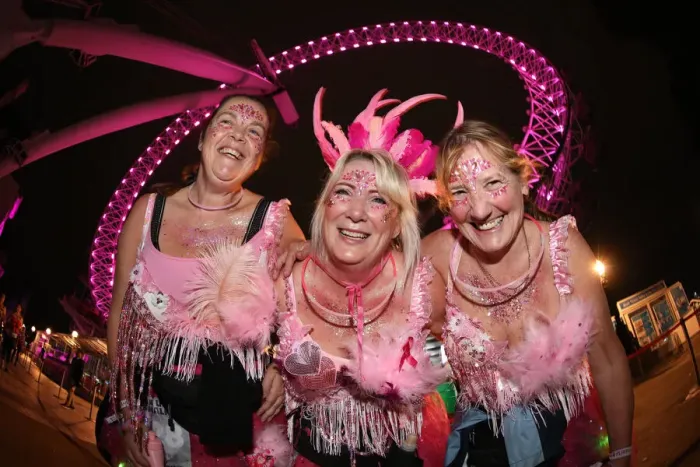 : Walk the Walk Moonwalk wearing bras, London, UK - 14 May 2022
