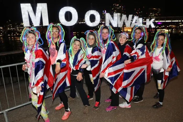  : Walk the Walk Moonwalk wearing bras, London, UK - 14 May 2022