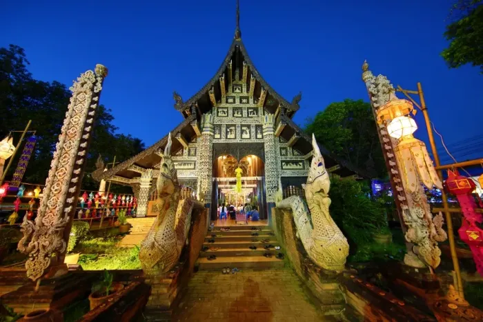  : Wat Lok Molee Temple in Chiang Mai, Thailand
