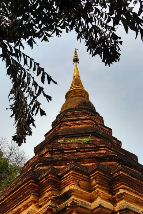  : Wat Maha Thera Chan Temple in Chiang Mai, Thailand
