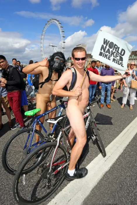  : World Naked Bike Ride 2014 in London, England