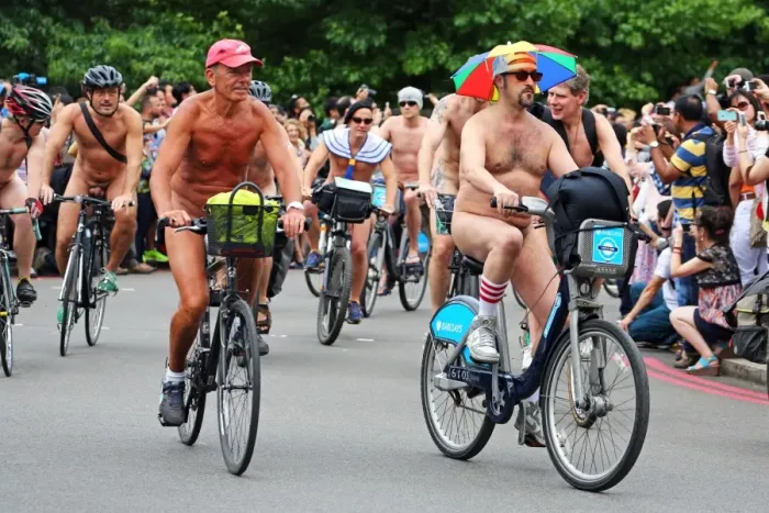  : World Naked Bike Ride 2014 in London, England