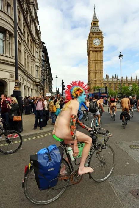 : World Naked Bike Ride 2015, London, England