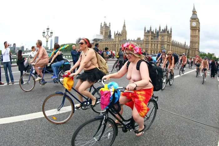  : World Naked Bike Ride 2015, London, England