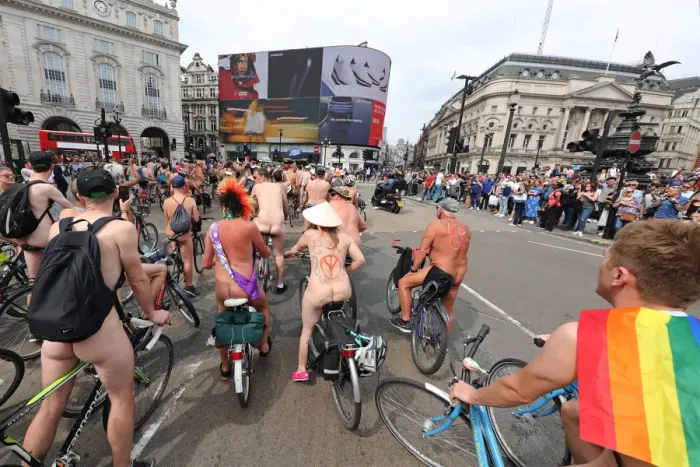  : World Naked Bike Ride 2018, London