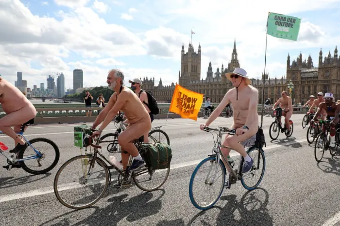  : World Naked Bike Ride 2021, London, England