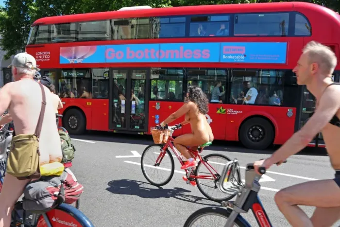  : World Naked Bike Ride in London