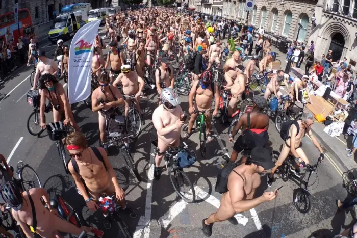  : World Naked Bike Ride in London