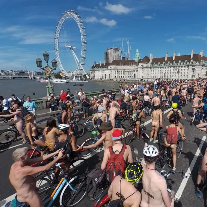  : World Naked Bike Ride in London