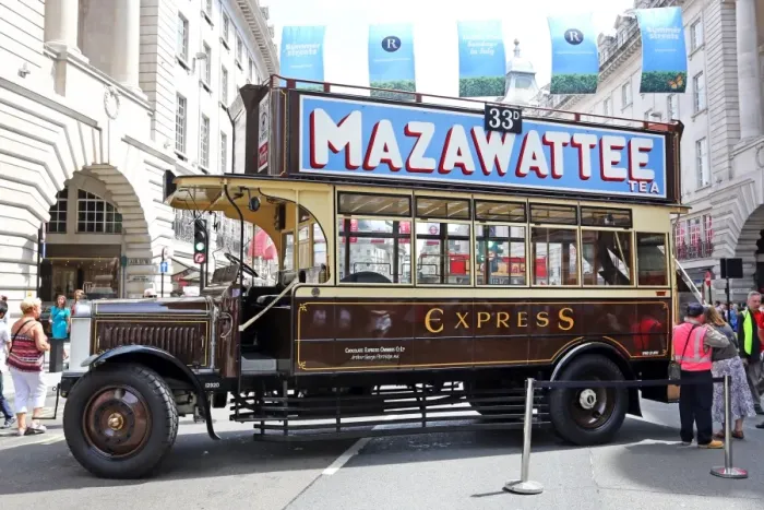  : Year of the Bus Cavalcade in Regent Street, London, England