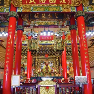 Altar of the Shengming Taoist Temple in Jiufen, Taiwan ROC