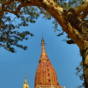 Ananda Pagoda Temple in Old Bagan, Bagan, Myanmar (Burma)