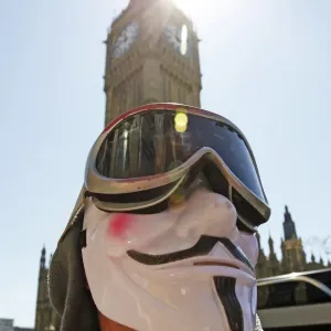 Anonymous at UK Uncut Street Party