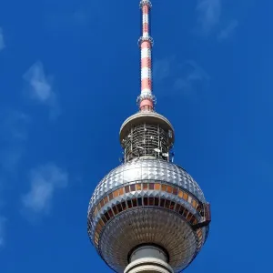 Berlin TV Tower, Fernsehturm, television tower in Berlin, Germany