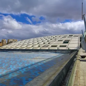 Bibliotheca Alexandrina, the new Library of Alexandria in Alexandria, Egypt