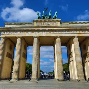 The Brandenburg Gate or Brandenburger Tor, Berlin, Germany