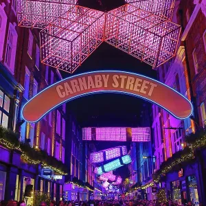 Carnaby Street Christmas Lights switched on in London