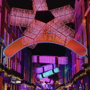Carnaby Street Christmas Lights switched on in London
