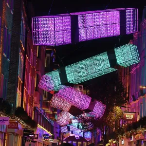 Carnaby Street Christmas Lights switched on in London