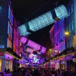 Carnaby Street Christmas Lights switched on in London