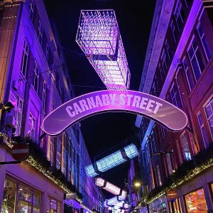 Carnaby Street Christmas Lights switched on in London
