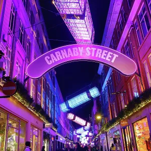 Carnaby Street Christmas Lights switched on in London