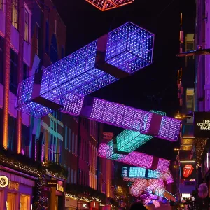 Carnaby Street Christmas Lights switched on in London