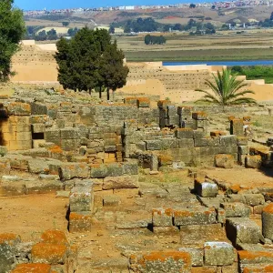 The Chellah, a medieval fortified necropolis in Rabat, Morocco