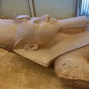 The Colossus of Ramesses II, Pharoah of Egypt statue at the Memphis Museum, Cairo, Egypt