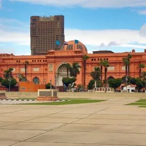 The Egpytian Museum in Tahrir Square, Cairo, Egypt