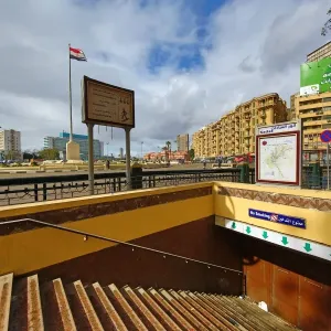 El Tahrir Square or Revolution Square in Cairo, Egypt