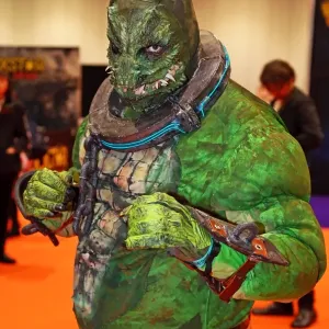 Fans dress up at MCM London Comic Con, Excel London