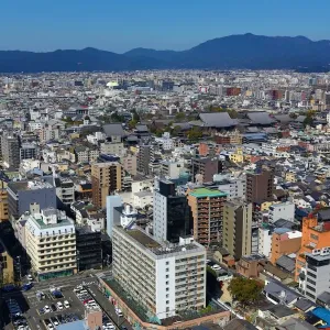 General city view of Kyoto, Japan