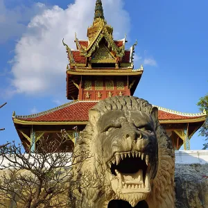 The Ghost Museum, Mondop Phra Chaturaphut, at Muang Boran, The Ancient City, historical museum of reproductions of famous Thai buildings, Bangkok, Thailand