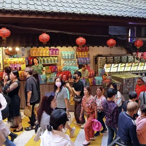 Jiufen Old Street shopping street, Jiufen, Taiwan ROC