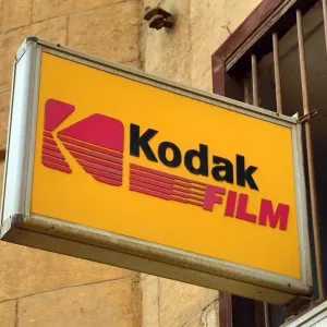 Kodak film advertising sign in Cairo, Egypt