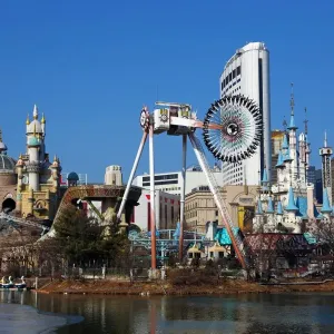 Lotte World theme park in Jamsil, Seoul, Korea