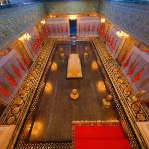 Mausoleum and tomb of Sultan Mohammed V in Rabat, Morocco