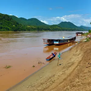 Mekong River in Luang Prabang, Laos
